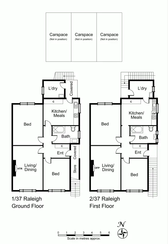 Floorplan of Homely house listing, 1 & 2/37 Raleigh Street, Prahran VIC 3181