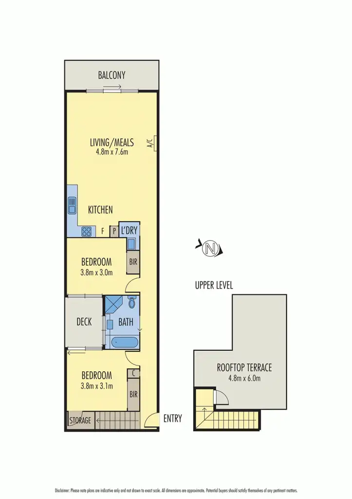 Floorplan of Homely apartment listing, 4/488 Nepean Highway, Chelsea VIC 3196