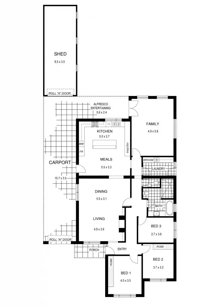 Floorplan of Homely house listing, 6 Second Avenue, Klemzig SA 5087