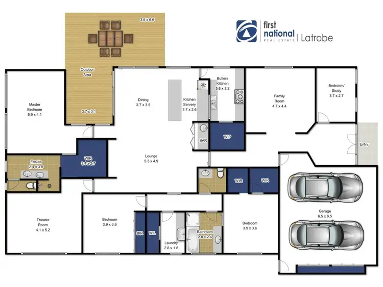 Floorplan of Homely house listing, 15 Graduate Place, Traralgon VIC 3844