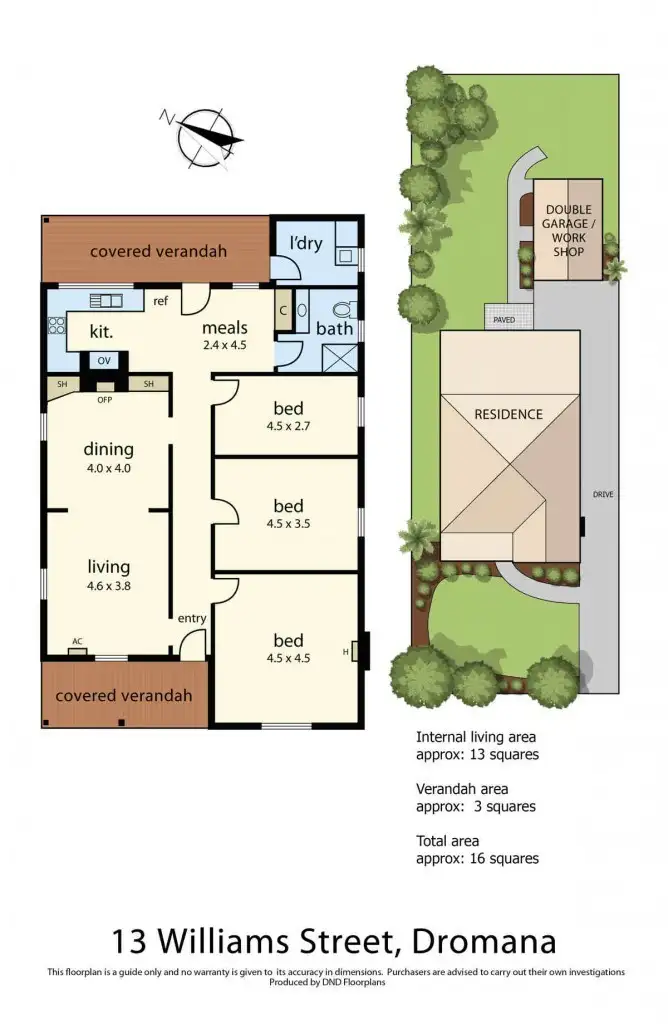 Floorplan of Homely house listing, 13 Williams Street, Dromana VIC 3936