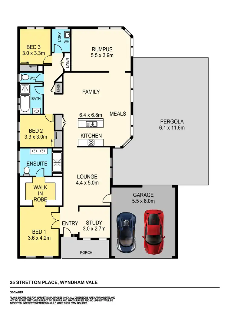 Floorplan of Homely house listing, 25 Stretton Place, Wyndham Vale VIC 3024