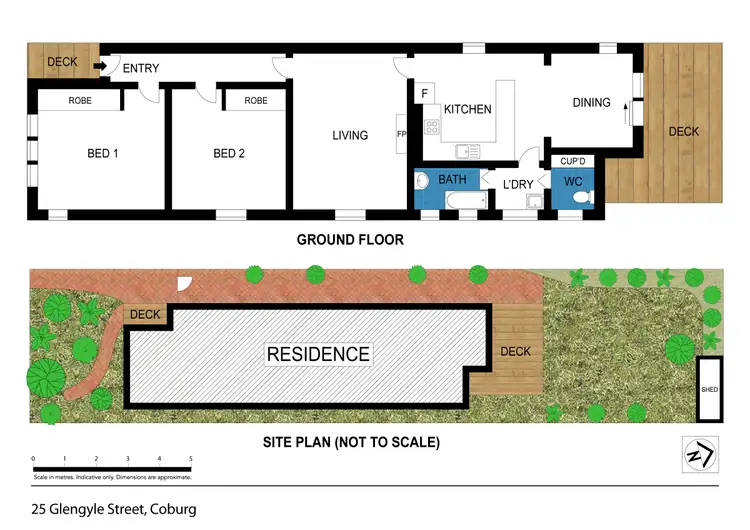 Floorplan of Homely house listing, 25 Glengyle Street, Coburg VIC 3058