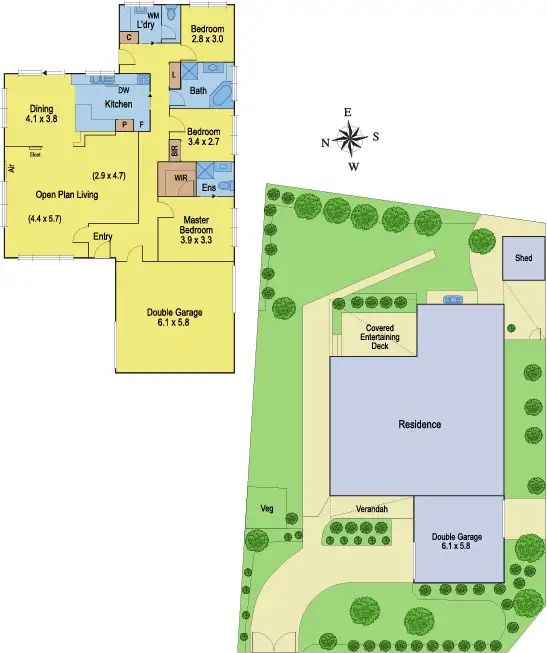 Floorplan of Homely house listing, 19 Leicester Mews, Leopold VIC 3224