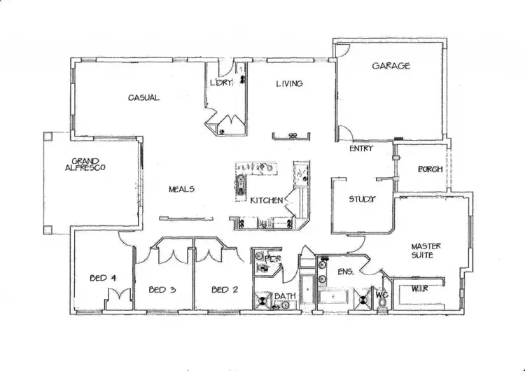 Floorplan of Homely house listing, 151 Rosebank Drive, Cranbourne North VIC 3977
