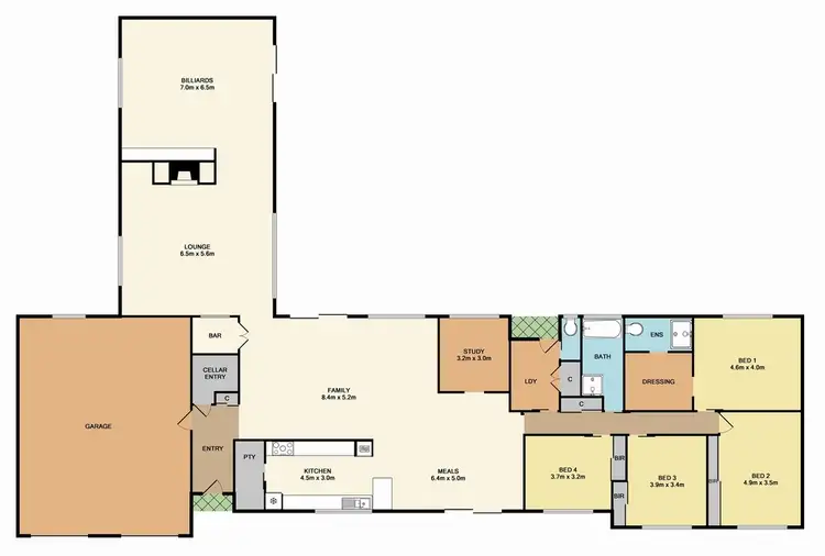Floorplan of Homely house listing, 200 Whittlesea Yea Road, Whittlesea VIC 3757