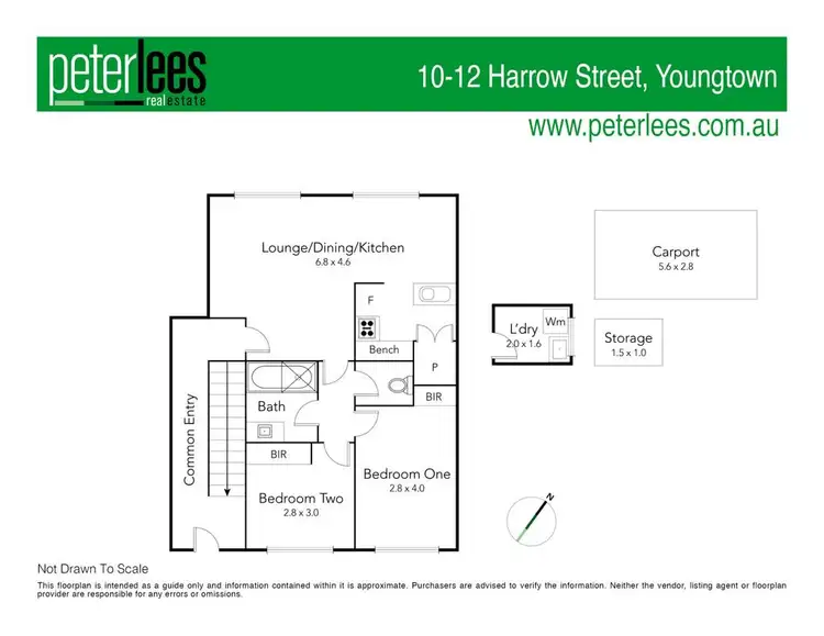Floorplan of Homely block of units listing, 10-12 Harrow Street, Youngtown TAS 7249