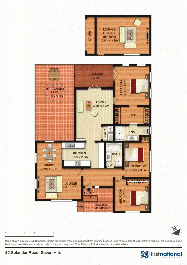 Floorplan of Homely house listing, 82 Solander Road, Seven Hills NSW 2147
