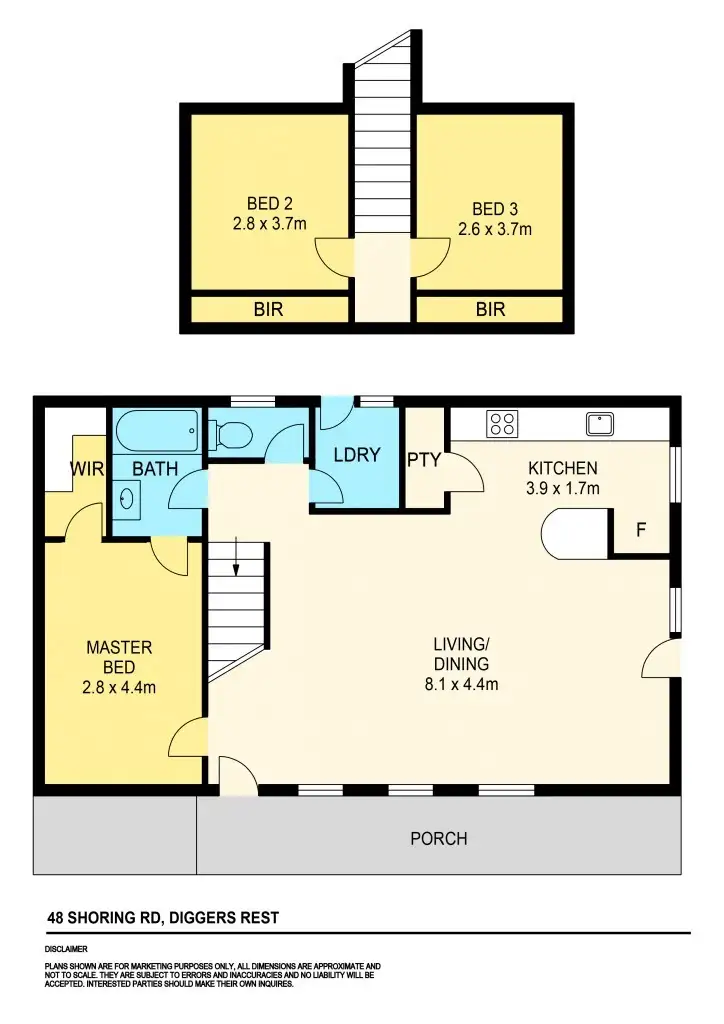 Floorplan of Homely house listing, 48 Shoring Road, Diggers Rest VIC 3427