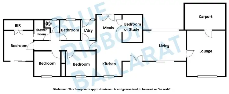 Floorplan of Homely house listing, 2/341a Humffray Street North, Brown Hill VIC 3350