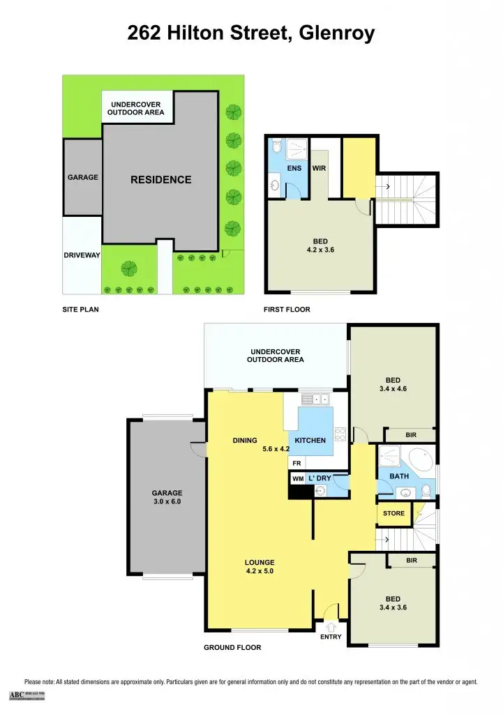 Floorplan of Homely townhouse listing, 262 Hilton Street, Glenroy VIC 3046