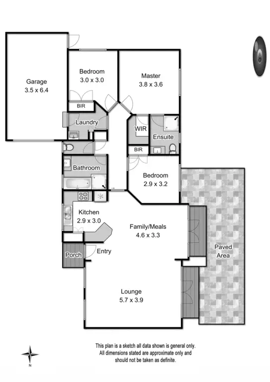 Floorplan of Homely unit listing, 28A Great Ryrie Street, Ringwood VIC 3134