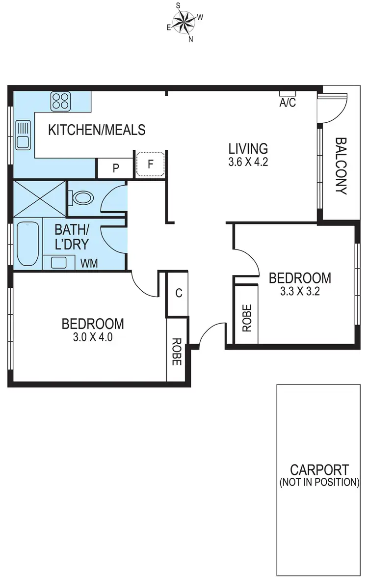 Floorplan of Homely apartment listing, 7/177 Oakleigh Road, Carnegie VIC 3163