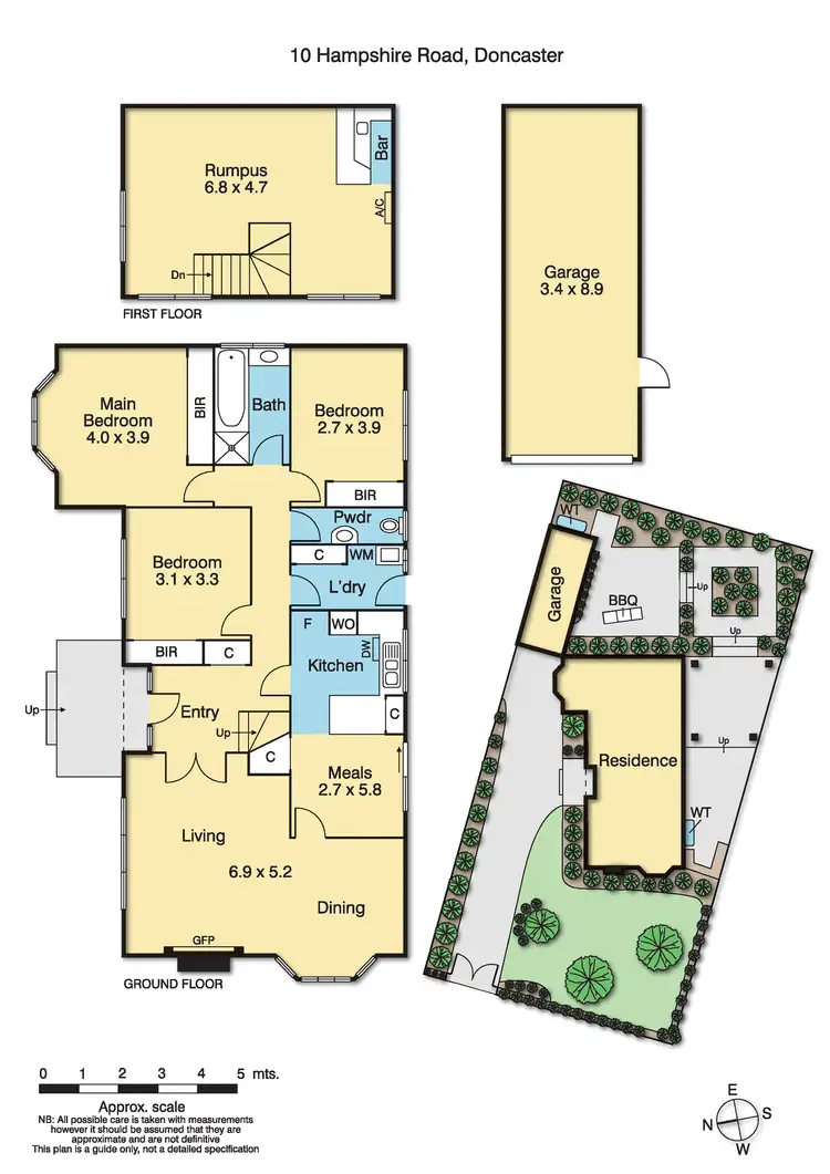 Floorplan of Homely house listing, 10 Hampshire Road, Doncaster VIC 3108
