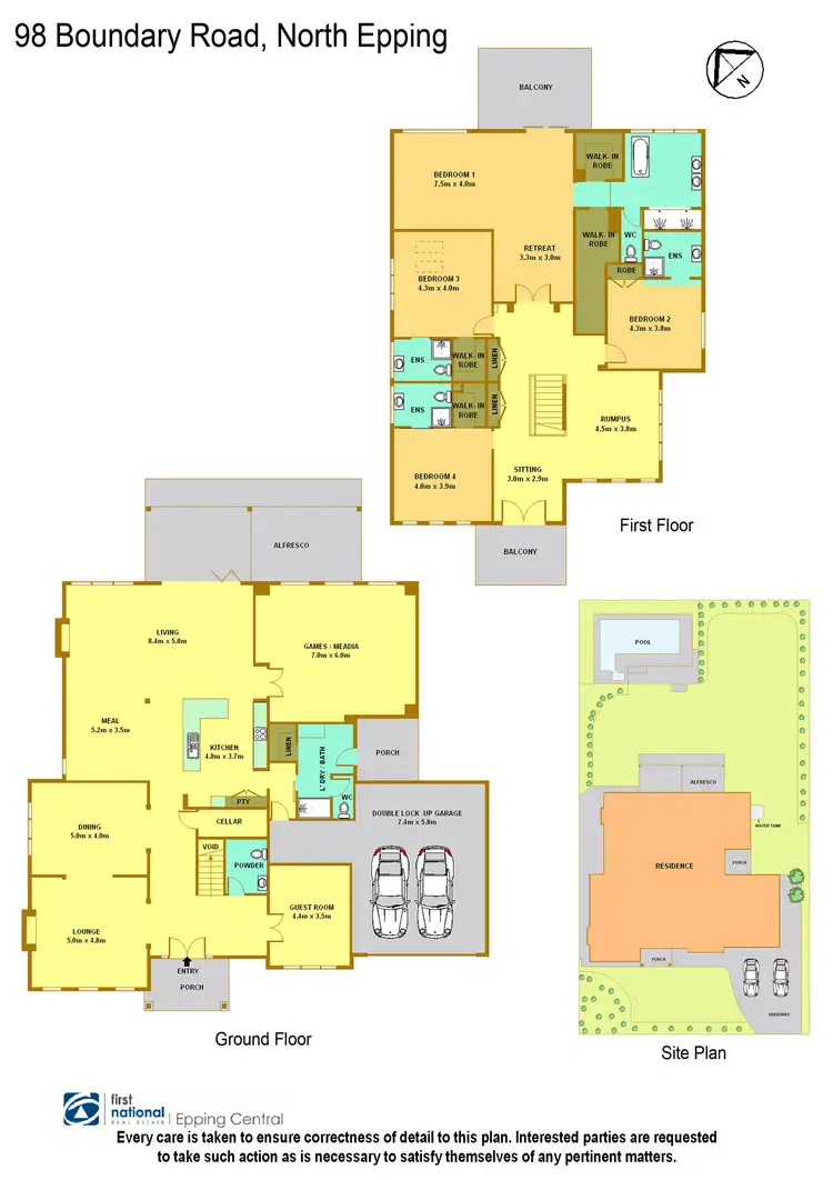 Floorplan of Homely house listing, 98 Boundary Road, North Epping NSW 2121