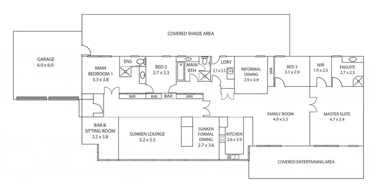 Floorplan of Homely house listing, 1 Ala Moana Road, East Kurrajong NSW 2758