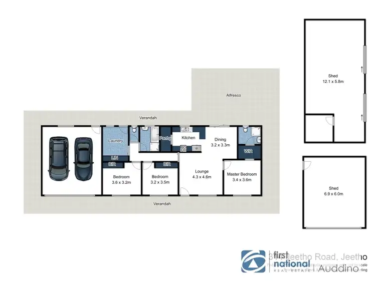 Floorplan of Homely house listing, 314 Jeetho Road, Jeetho VIC 3945