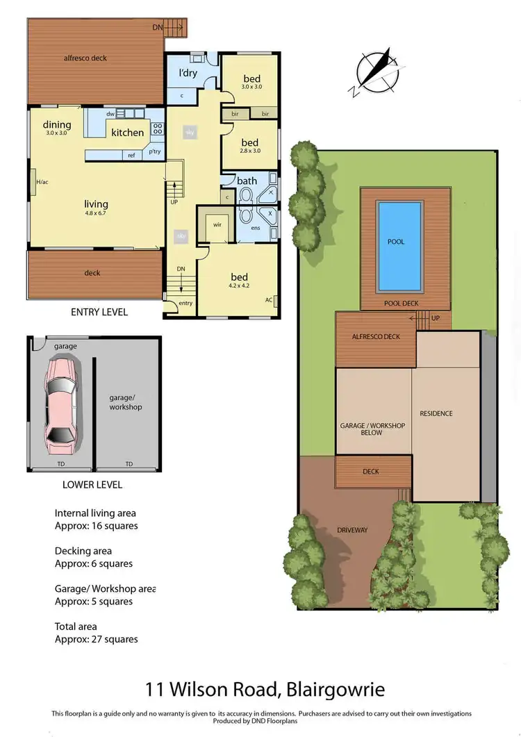Floorplan of Homely house listing, 11 Wilson Road, Blairgowrie VIC 3942