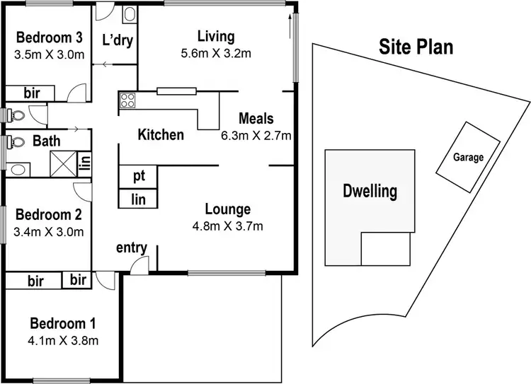 Floorplan of Homely house listing, 11 Victor Court, Lalor VIC 3075