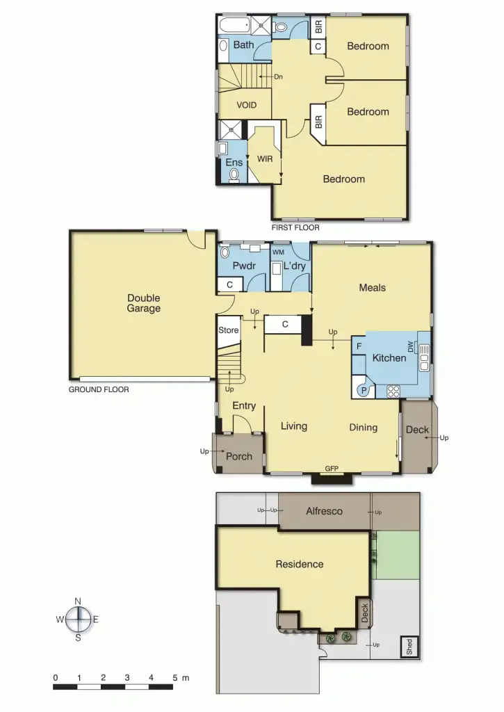 Floorplan of Homely townhouse listing, 2/75 Sherbourne Road, Montmorency VIC 3094