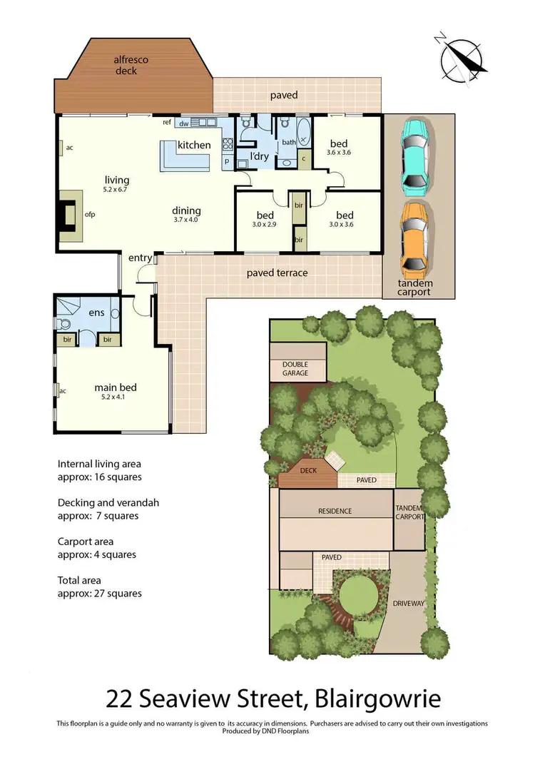 Floorplan of Homely house listing, 22 Seaview Street, Blairgowrie VIC 3942