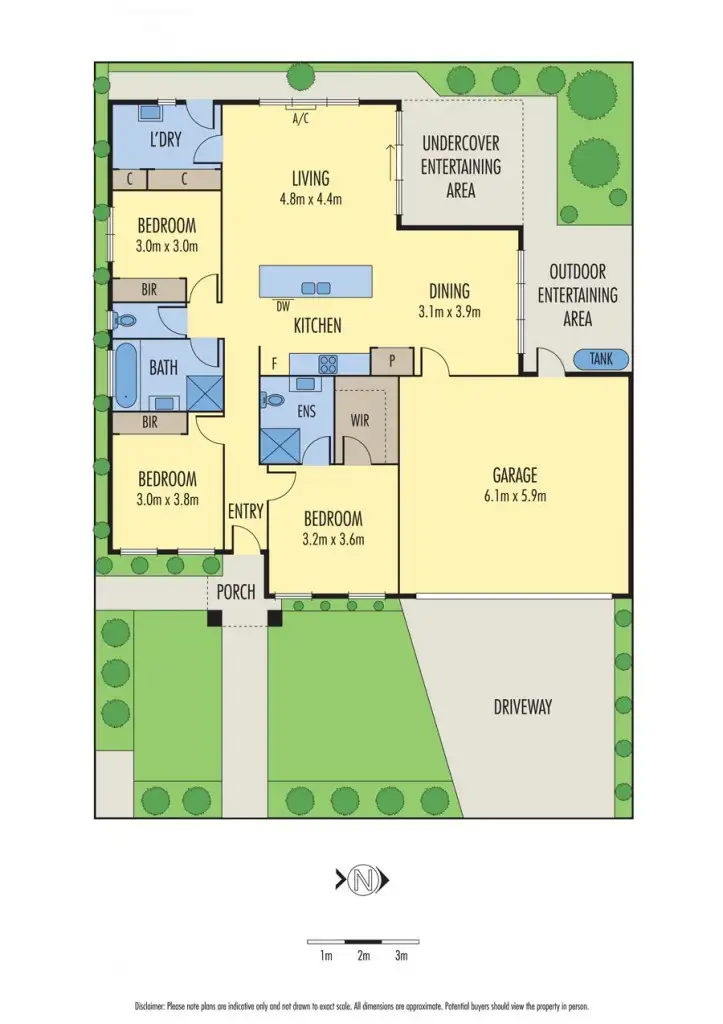 Floorplan of Homely townhouse listing, 1/8 Sheridan Street, Hamlyn Heights VIC 3215