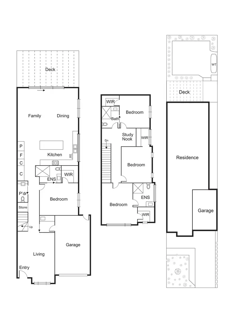 Floorplan of Homely townhouse listing, 77B Stockdale Avenue, Bentleigh East VIC 3165