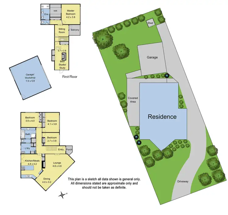 Floorplan of Homely house listing, 19 Carroll Avenue, Croydon VIC 3136