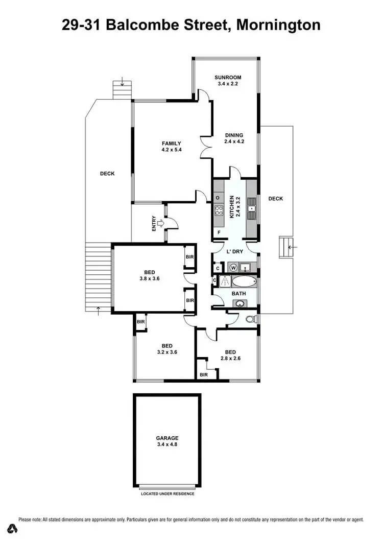 Floorplan of Homely house listing, 29-31 Balcombe Street, Mornington VIC 3931