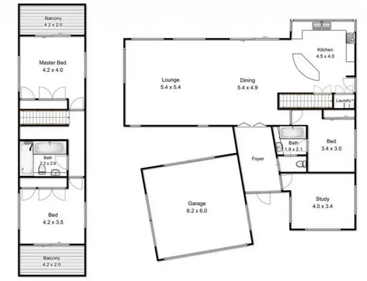 Floorplan of Homely house listing, 3 Ebony Court, Casuarina NSW 2487