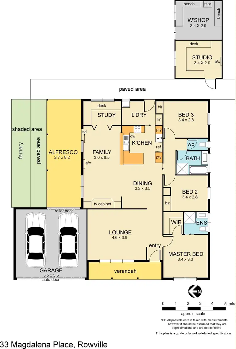 Floorplan of Homely house listing, 33 Magdalena Place, Rowville VIC 3178