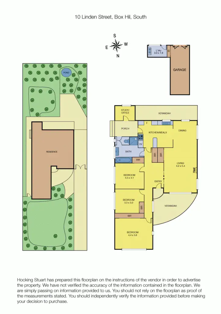 Floorplan of Homely house listing, 10 Linden Street, Box Hill South VIC 3128