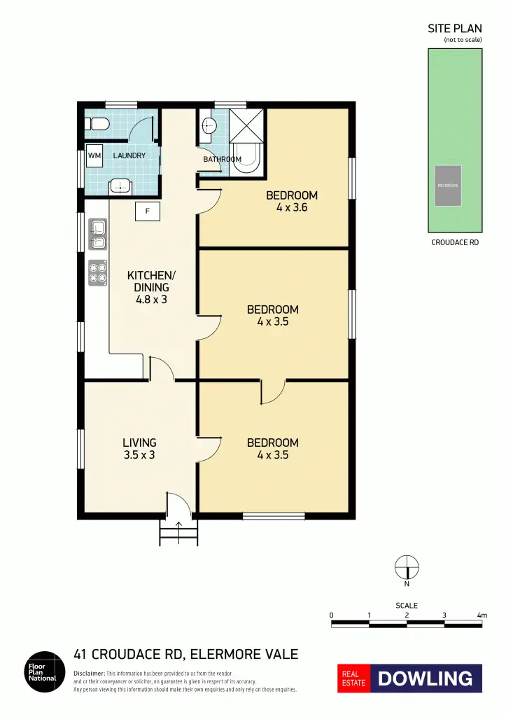 Floorplan of Homely house listing, 41 Croudace Road, Elermore Vale NSW 2287