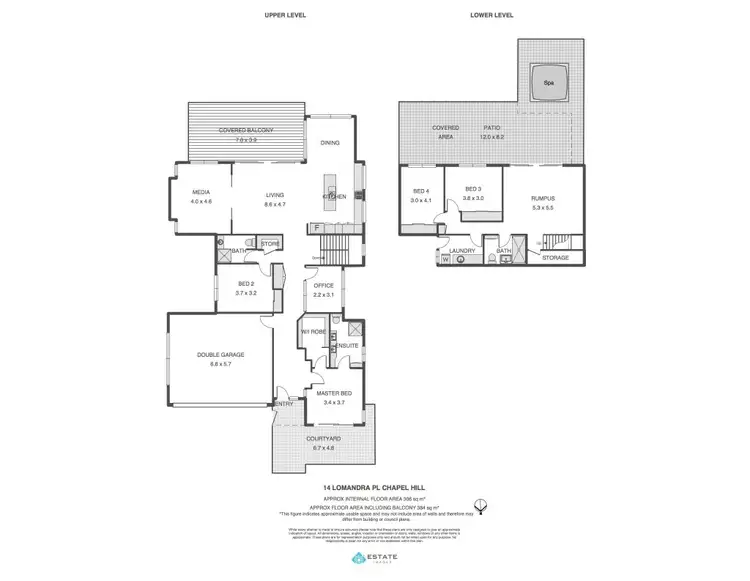 Floorplan of Homely house listing, 14 Lomandra Place, Chapel Hill QLD 4069