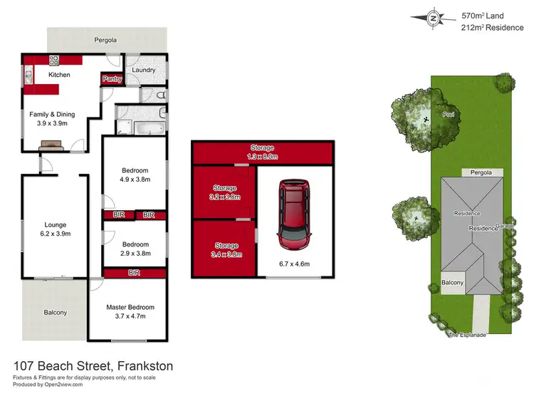 Floorplan of Homely house listing, 107 Beach Street, Frankston VIC 3199