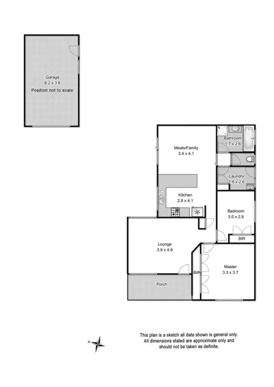 Floorplan of Homely unit listing, 2/42 Sherlock Road, Croydon VIC 3136