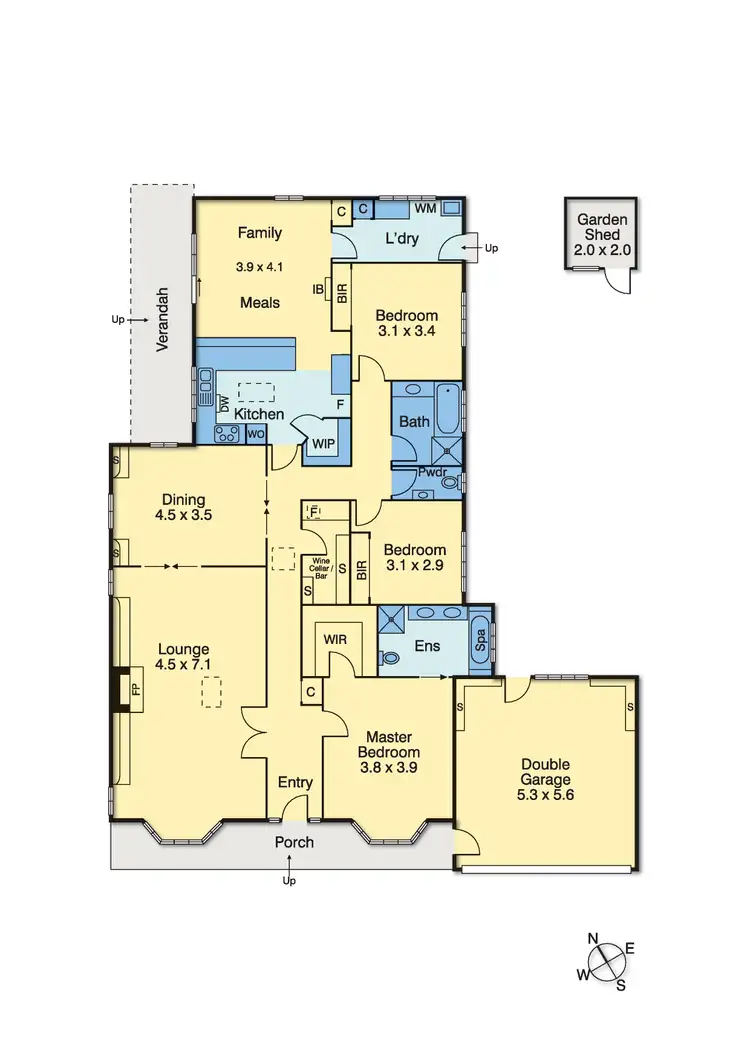 Floorplan of Homely house listing, 14 Old Mornington Road, Mount Eliza VIC 3930