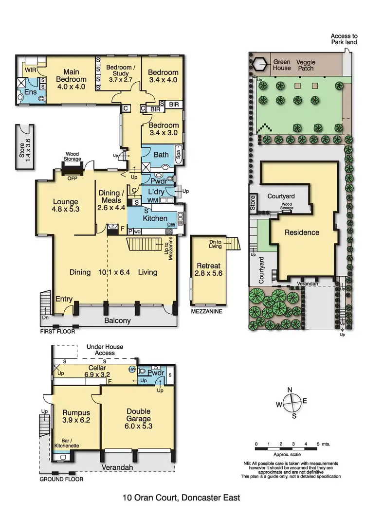 Floorplan of Homely house listing, 10 Oran Court, Doncaster East VIC 3109