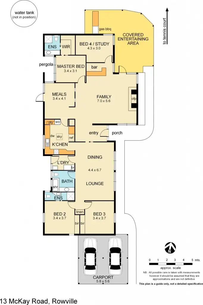 Floorplan of Homely house listing, 13 McKay Road, Rowville VIC 3178