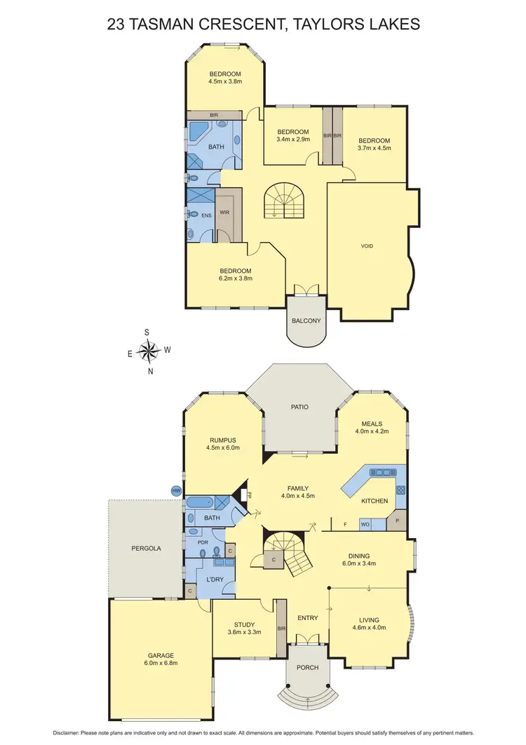 Floorplan of Homely house listing, 23 Tasman Crescent, Taylors Lakes VIC 3038
