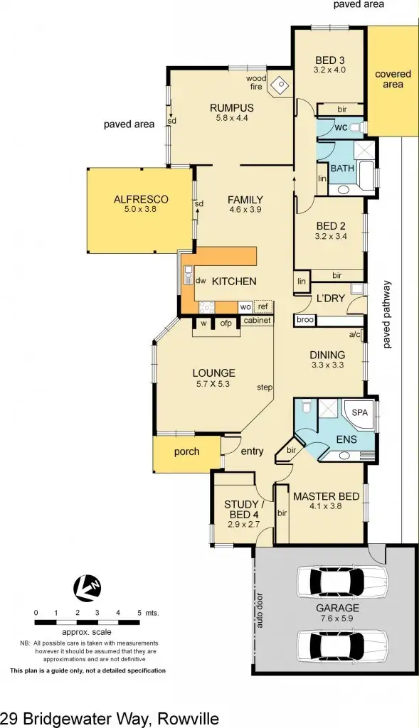 Floorplan of Homely house listing, 29 Bridgewater Way, Rowville VIC 3178