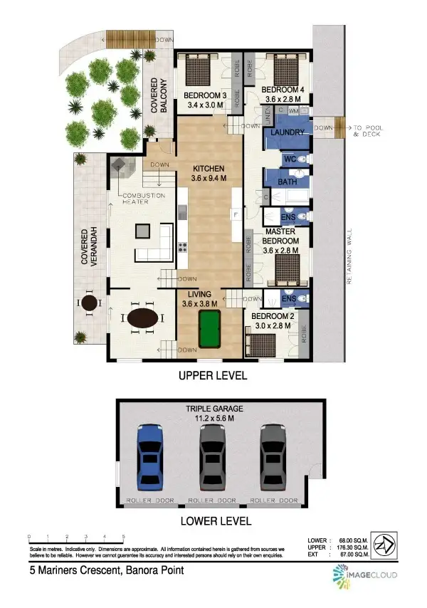 Floorplan of Homely house listing, 5 Mariners Crescent, Banora Point NSW 2486