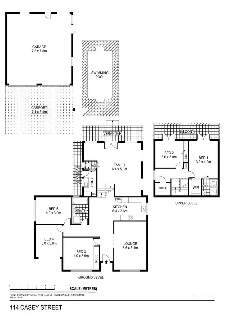 Floorplan of Homely house listing, 114 Casey Street, East Bendigo VIC 3550