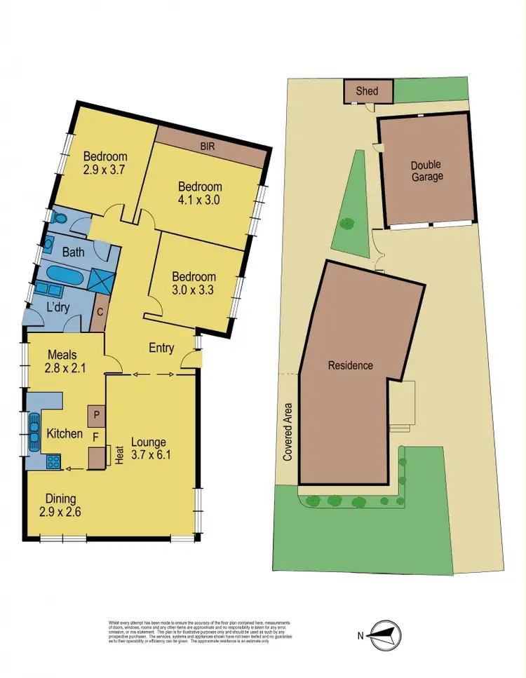 Floorplan of Homely house listing, 14 Landbury Road, Bundoora VIC 3083