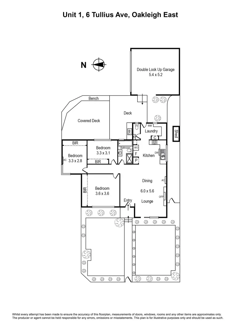 Floorplan of Homely house listing, 1/6 Tullius Avenue, Oakleigh East VIC 3166