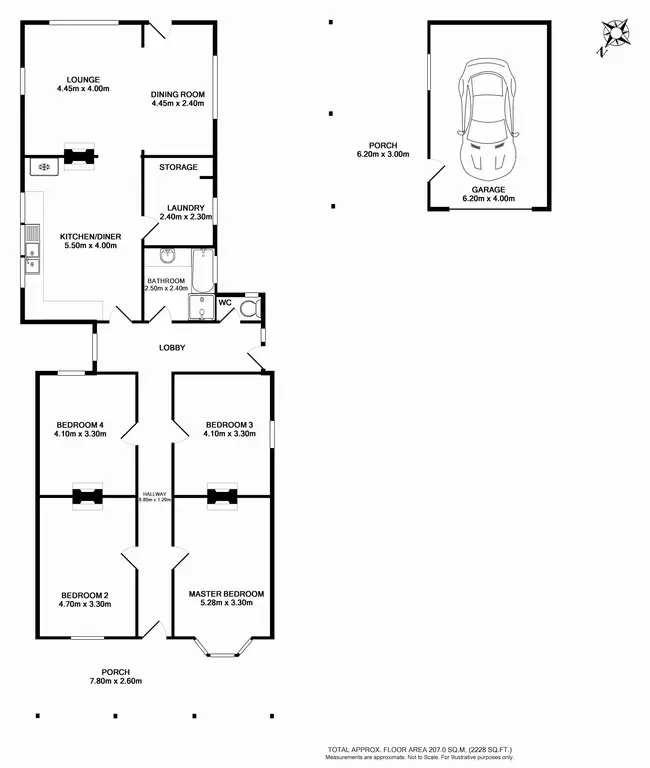 Floorplan of Homely house listing, 2 Finch Street, Beechworth VIC 3747