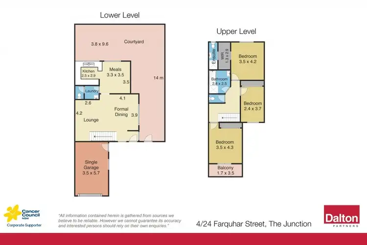 Floorplan of Homely townhouse listing, 4/24 Farquhar Street, The Junction NSW 2291