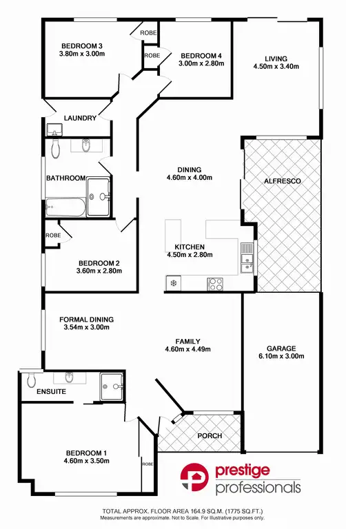 Floorplan of Homely house listing, 6 Chelsea Garden Court, Wattle Grove NSW 2173