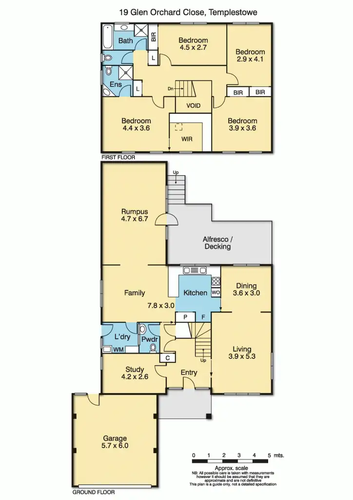 Floorplan of Homely house listing, 19 Glen Orchard Close, Templestowe VIC 3106