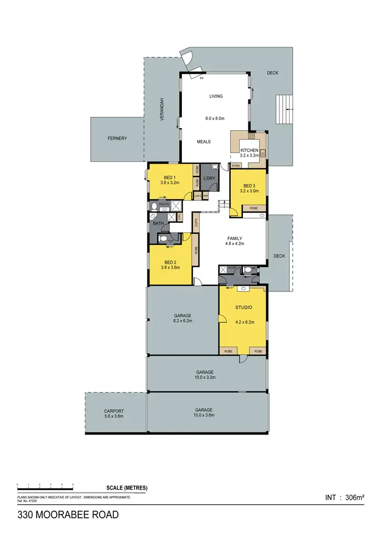 Floorplan of Homely house listing, 330 Moorabbee Road, Eppalock VIC 3551
